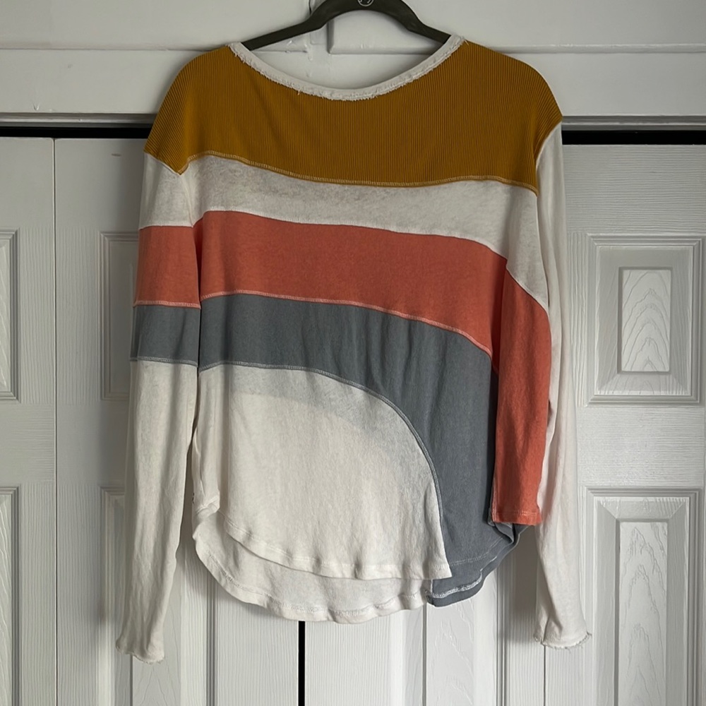 Fp Movement Sun Downer Color Block Long Sleeve Top - image 7
